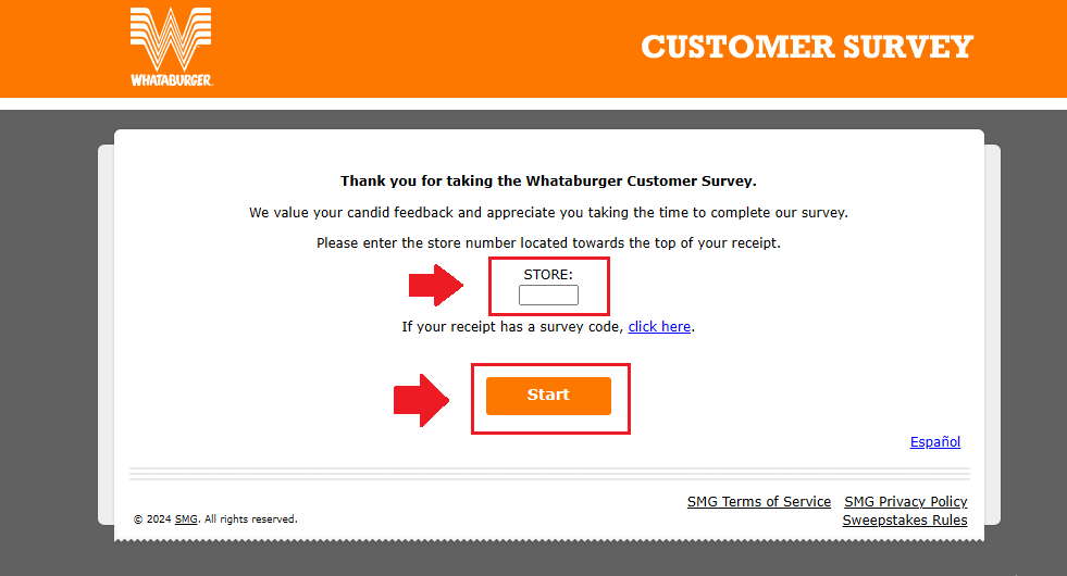 Whataburger Survey Without Code Free